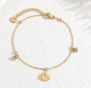 Lotus Armband gold