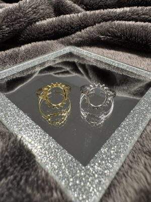 Sol Halo Ring silber / gold