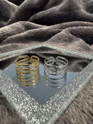 Stacka Ring gold / silber