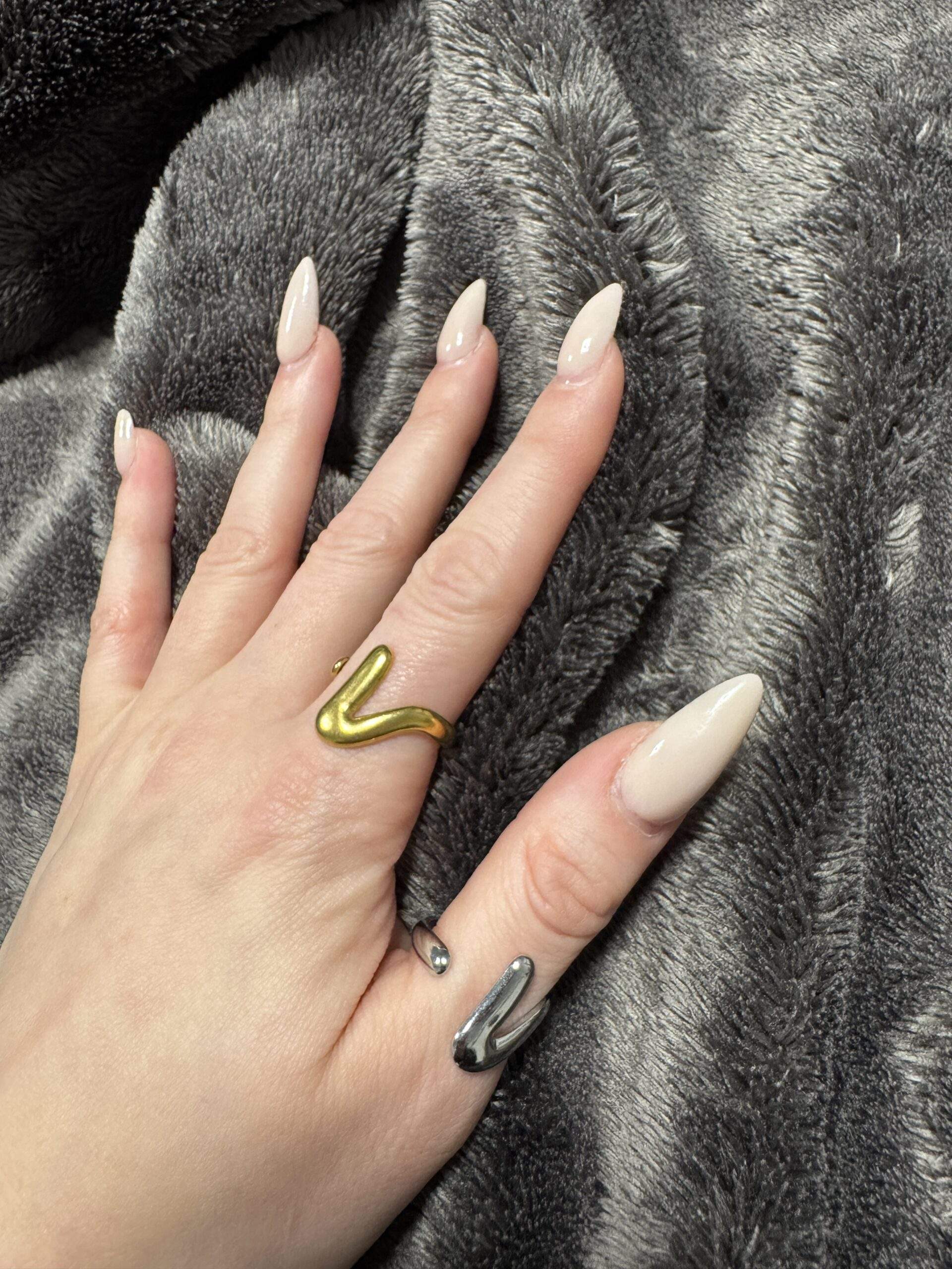 Hook Ring gold / silber - Image 2