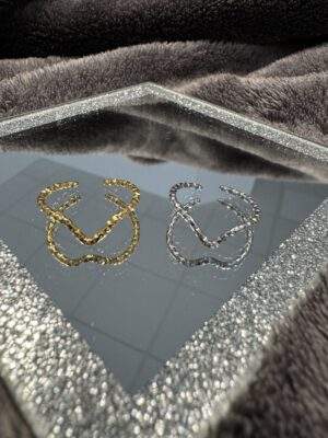 Facet Ring gold / silber