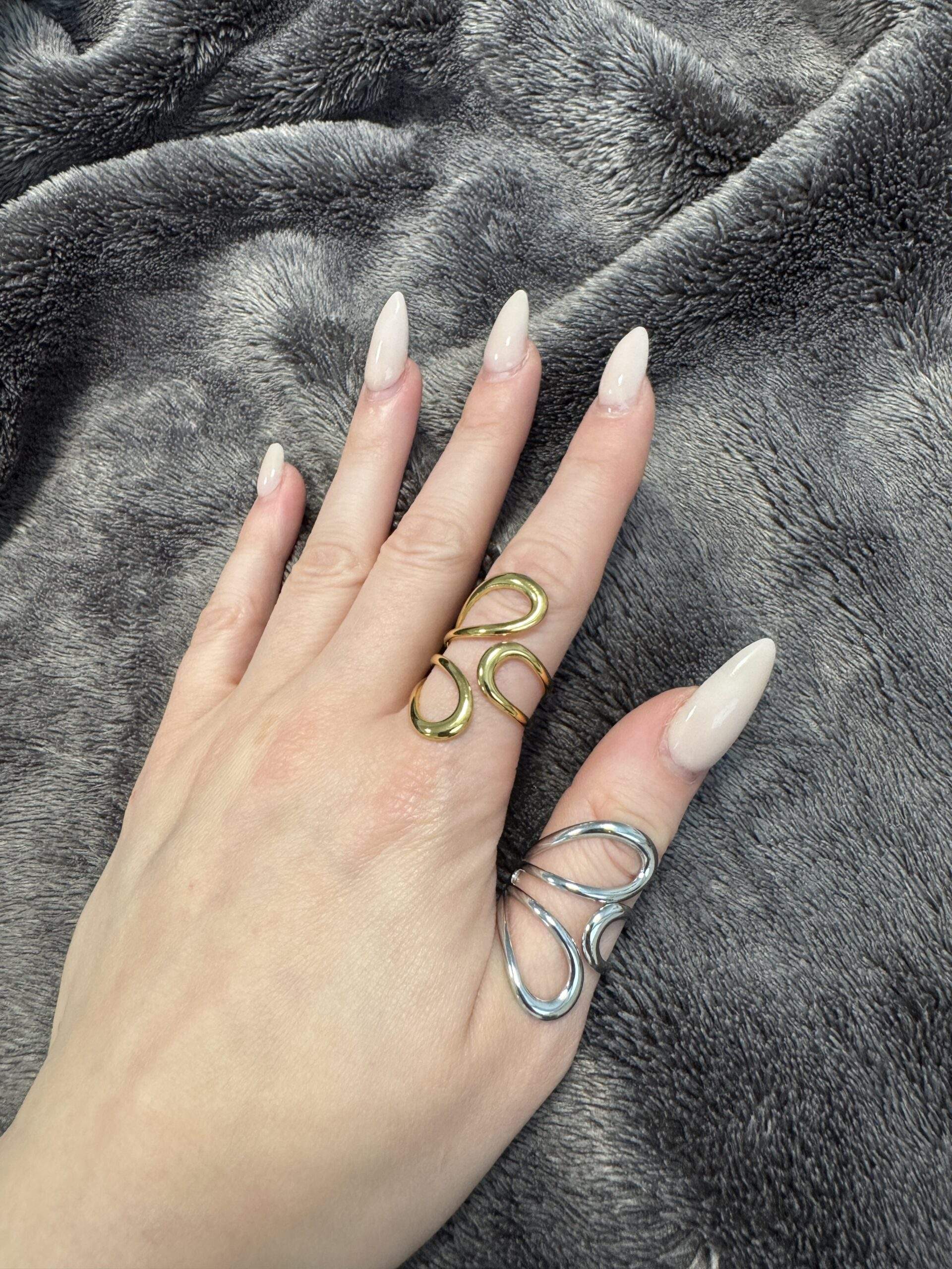 Infinity Loop Ring gold / silber - Image 2