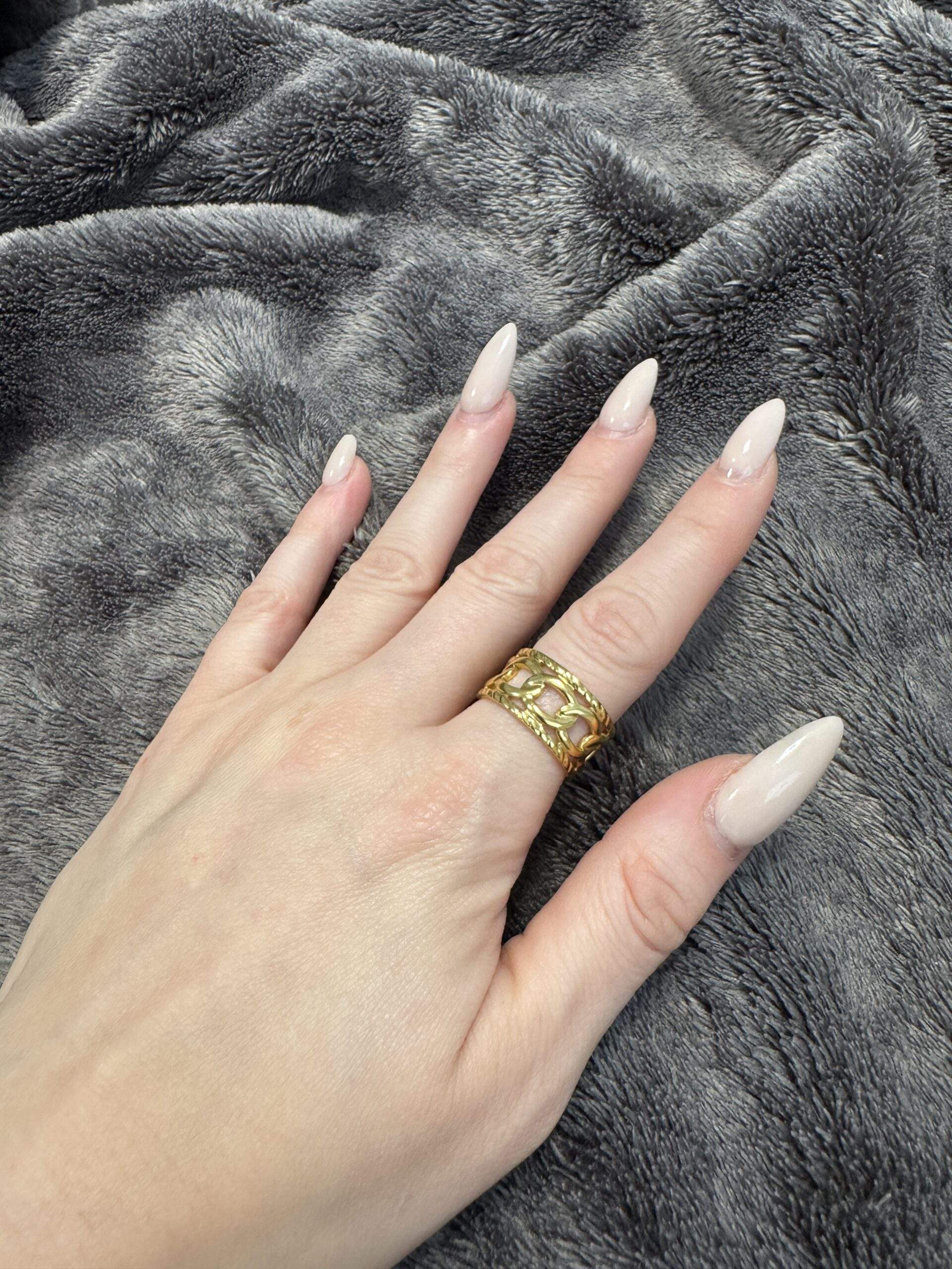 Golden Weave Ring gold - Image 2