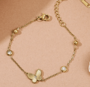 Mariposa Armband gold