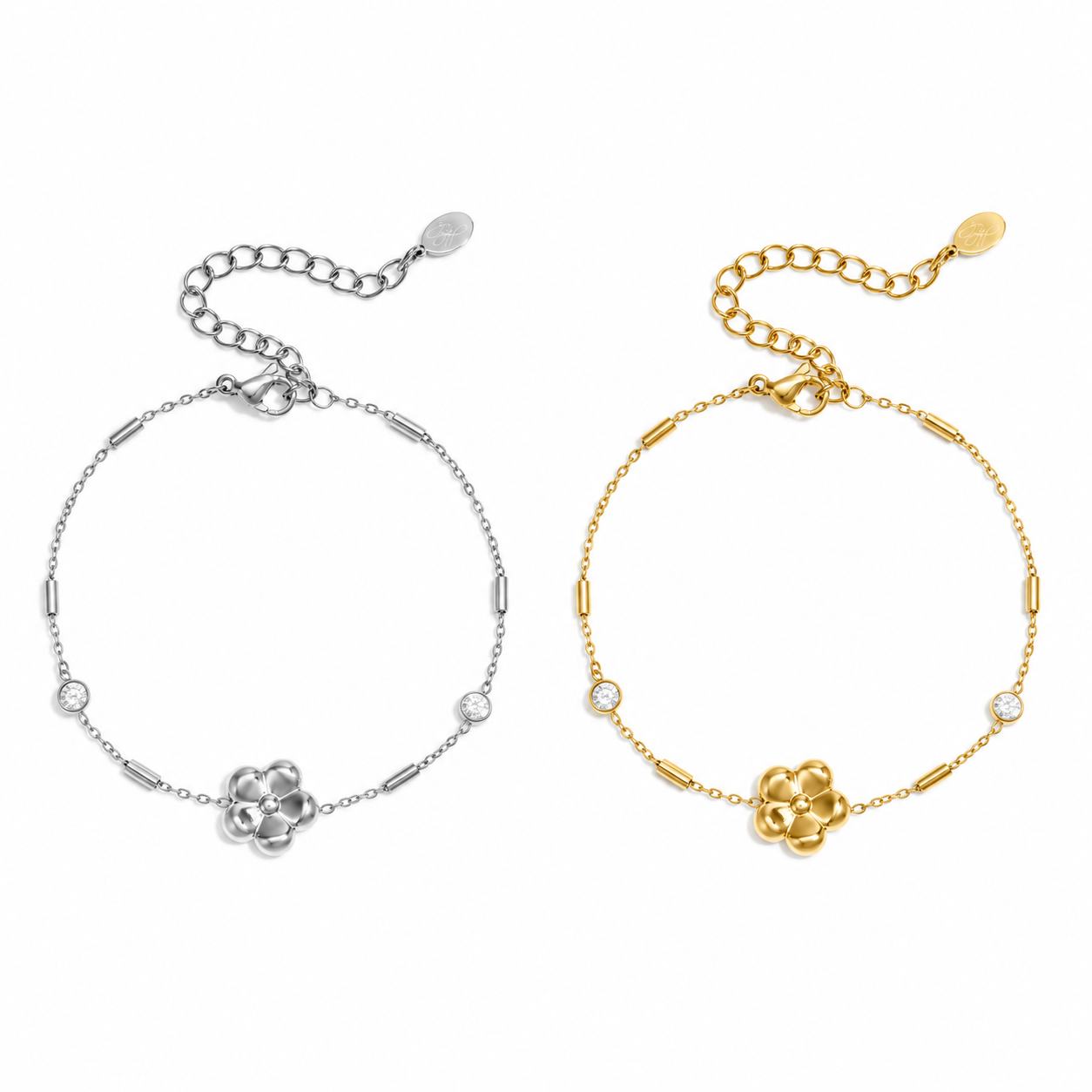 Fiora Armband gold | silber