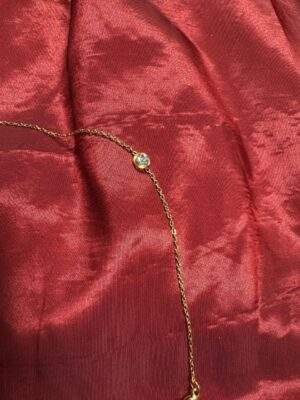 Solitaire Armband gold