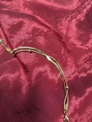 Serpentine Armband gold