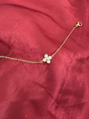 Flora Shine Armband gold