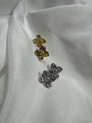 Bloom Ohrringe gold / silber