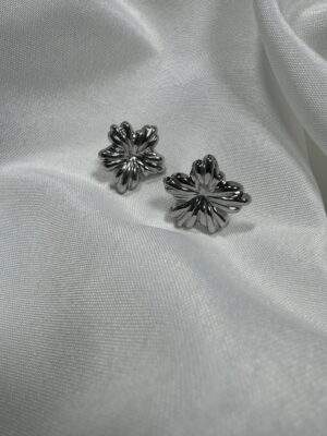 Silver Bloom Ohrringe silber