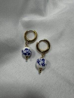 Blue Garden Ohrringe gold