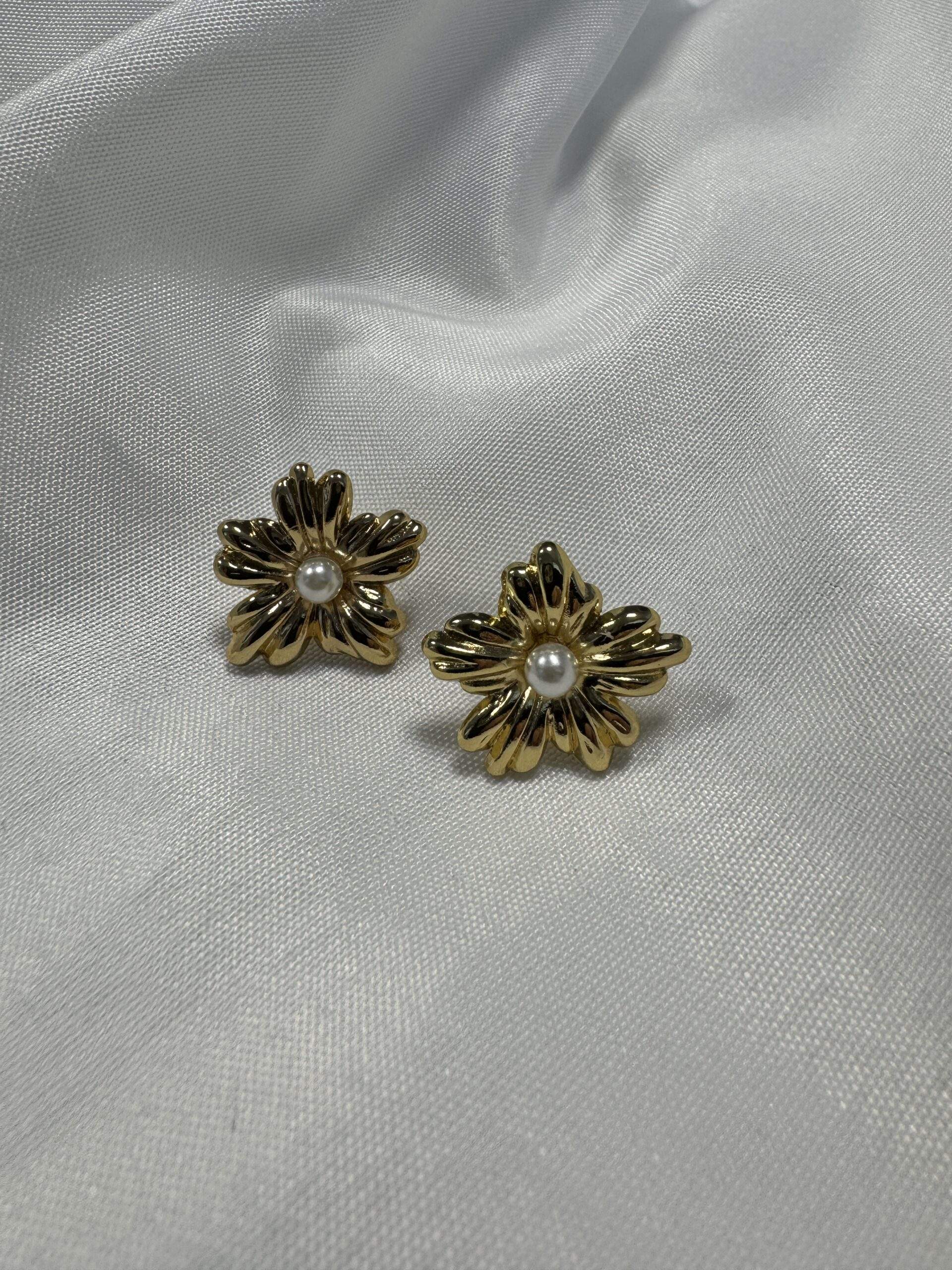 Fleur d'Or Ohrringe gold