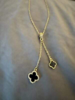 Midnight Clover Halskette gold