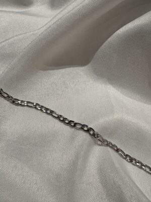 Velvet Steel Fußkette silber