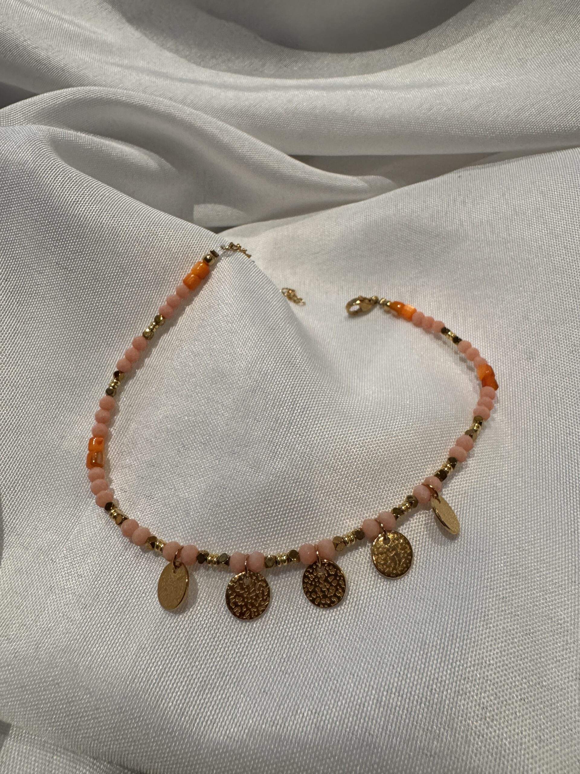 Coral Kiss Fußkette gold