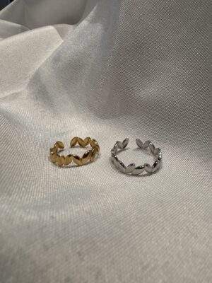 Olivea Ring gold / silber