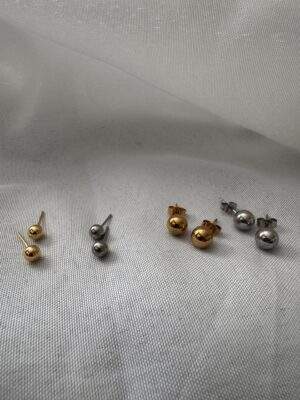 Classic Glow Ohrstecker gold / silber