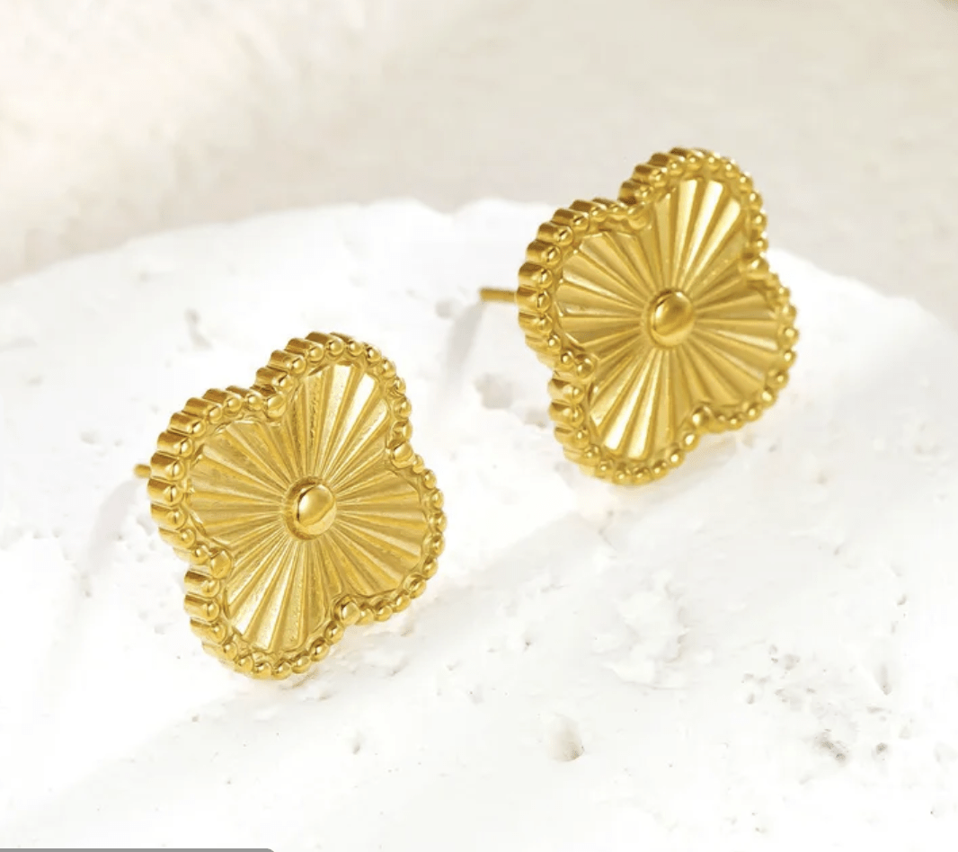 Golden Clover Ohrringe gold