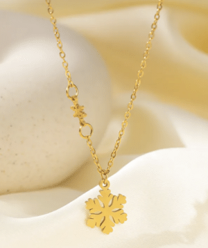 Snowflakes Halskette gold