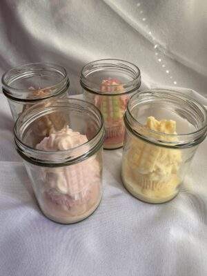 Cupcake Kerzen im großen Glas
