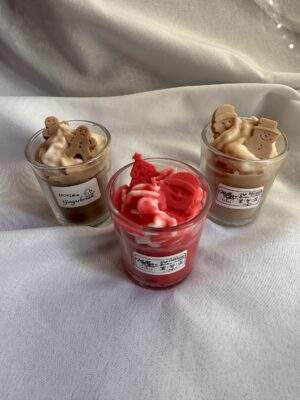 Weihnachtsdüfte Dessert Kerzen - mittel