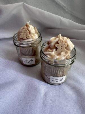 Weihnachtsdüfte Cupcake Kerze